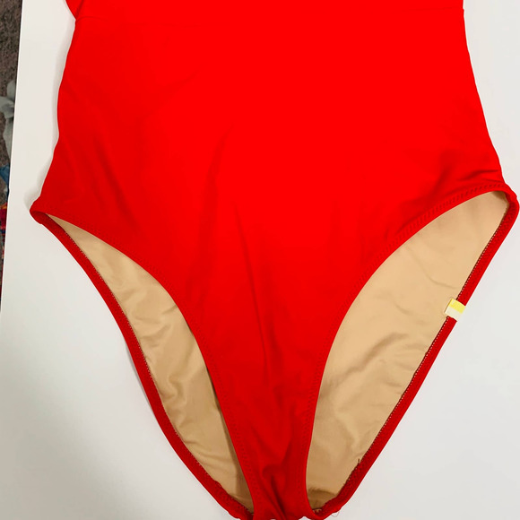 Summersalt Red One-Shoulder Swim One Piece - Picture 4 of 16